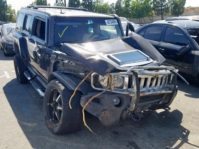 5GTDN136X68205126 - 2006 HUMMER H3 BLACK photo 1