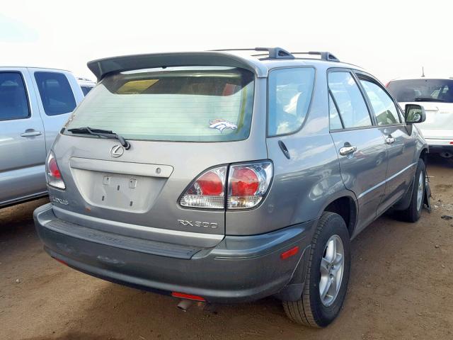 JTJHF10U330313118 - 2003 LEXUS RX 300 SILVER photo 4