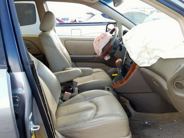 JTJHF10U330313118 - 2003 LEXUS RX 300 SILVER photo 5