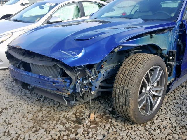 1FATP8FF4F5323679 - 2015 FORD MUSTANG GT BLUE photo 9