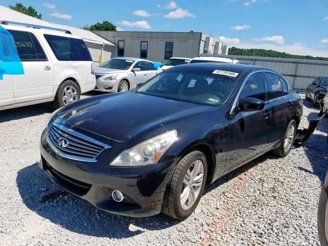 JN1CV6AR5BM403257 - 2011 INFINITI G37 BLACK photo 2