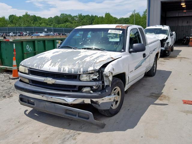 2GCEC19WX11152982 - 2001 CHEVROLET SILVERADO WHITE photo 2