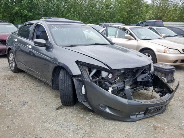 1HGCP36818A009188 - 2008 HONDA ACCORD EXL GRAY photo 1