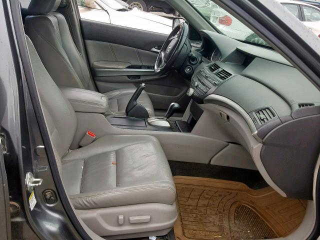 1HGCP36818A009188 - 2008 HONDA ACCORD EXL GRAY photo 5