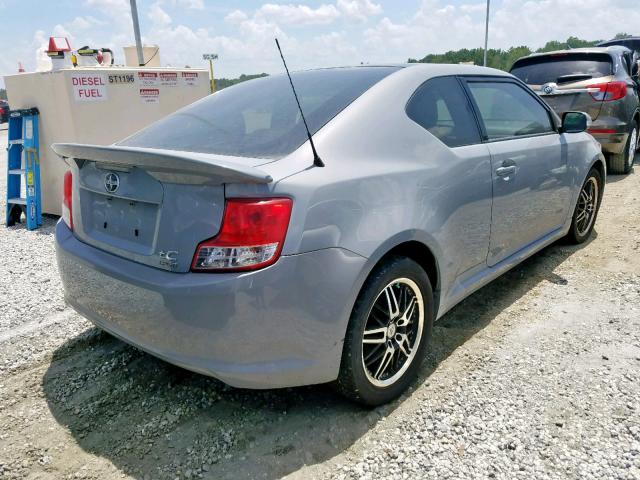 JTKJF5C73D3047514 - 2013 TOYOTA SCION TC ნაცრისფერი ფოტო 4