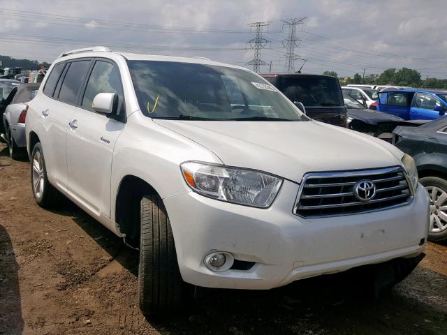 JTEES42A582071493 - 2008 TOYOTA HIGHLANDER WHITE photo 1