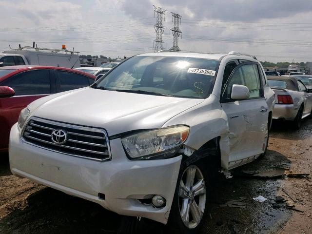 JTEES42A582071493 - 2008 TOYOTA HIGHLANDER WHITE photo 2