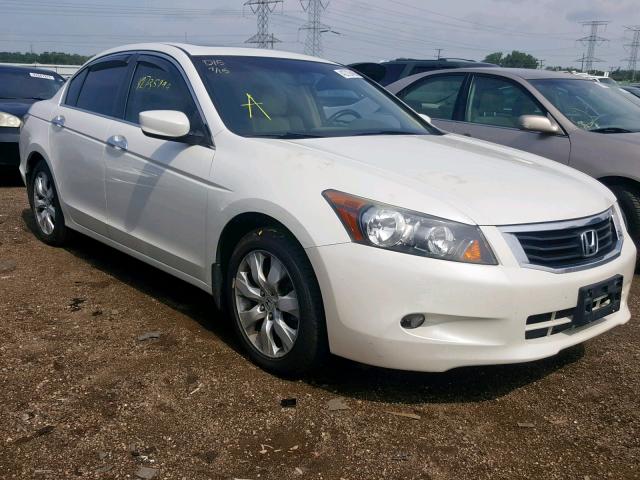 1HGCP36818A084084 - 2008 HONDA ACCORD EXL WHITE photo 1