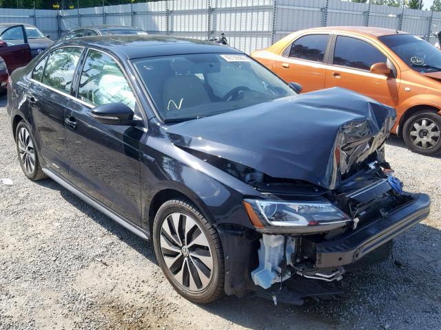 3VW637AJ2EM268860 - 2014 VOLKSWAGEN JETTA HYBR BLACK photo 1