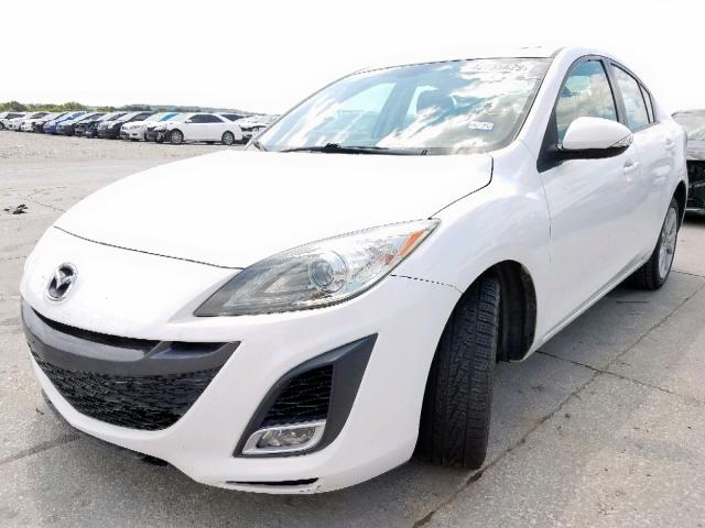 JM1BL1S63A1102816 - 2010 MAZDA 3 S WHITE photo 2