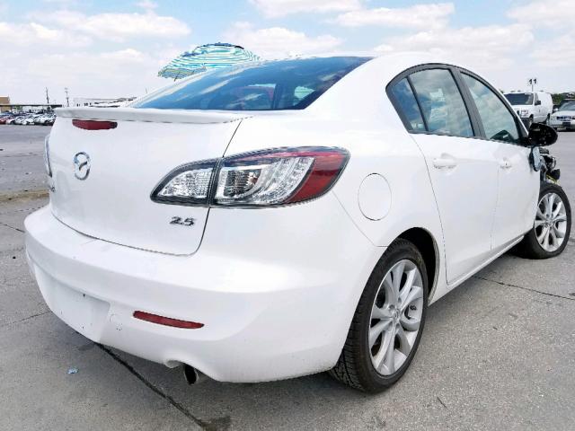 JM1BL1S63A1102816 - 2010 MAZDA 3 S WHITE photo 4