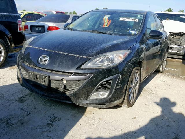 JM1BL1S51A1100991 - 2010 MAZDA 3 S BLACK photo 2