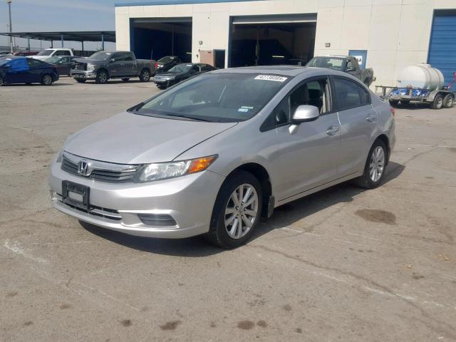 2HGFB2F96CH528181 - 2012 HONDA CIVIC EXL 银色 照片 2