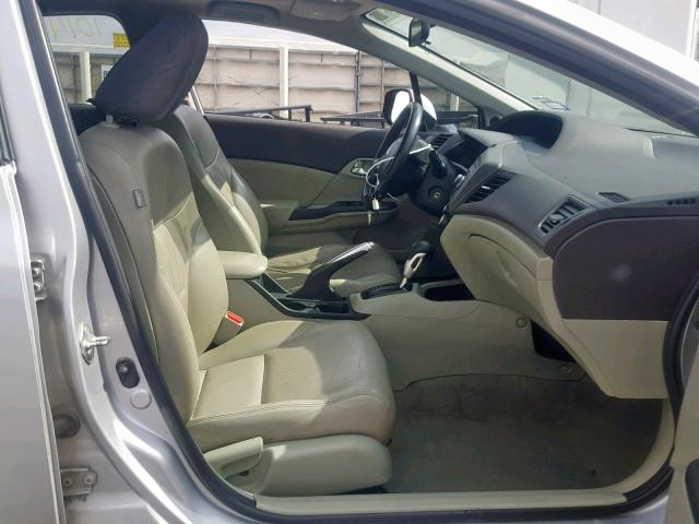 2HGFB2F96CH528181 - 2012 HONDA CIVIC EXL 银色 照片 5