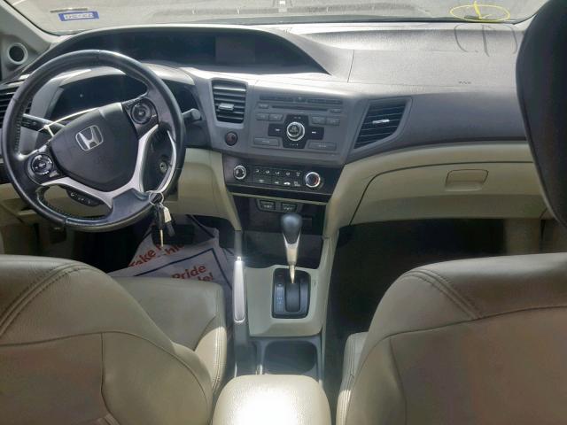 2HGFB2F96CH528181 - 2012 HONDA CIVIC EXL 银色 照片 9