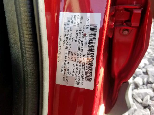 JM3KE2CY1E0403586 - 2014 MAZDA CX-5 TOURI RED photo 10