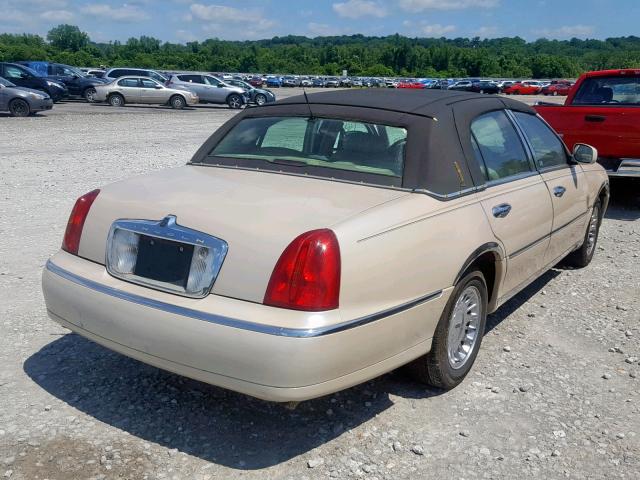 1LNHM83W5YY898092 - 2000 LINCOLN TOWN CAR C CREAM photo 4