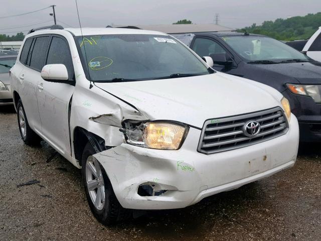 JTEDS41A682001708 - 2008 TOYOTA HIGHLANDER WHITE photo 1