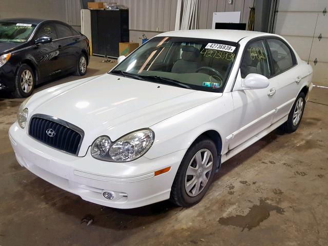 KMHWF25S25A117493 - 2005 HYUNDAI SONATA GL WHITE photo 2