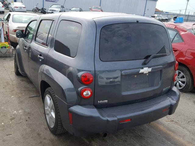 3GNBABFW9BS534629 - 2011 CHEVROLET HHR LT GRAY photo 3