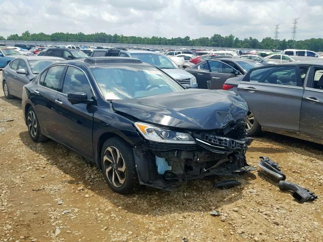 1HGCR3F87GA020415 - 2016 HONDA ACCORD EXL BLACK photo 1