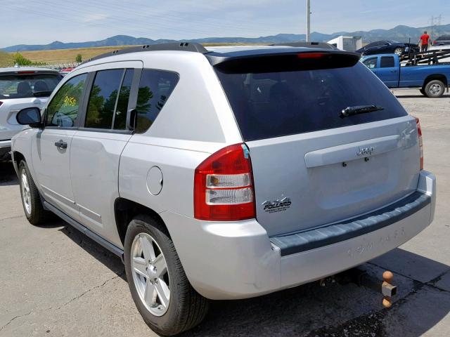 1J8FF47W58D778463 - 2008 JEEP COMPASS SP ვერცხლისფერი ფოტო 3