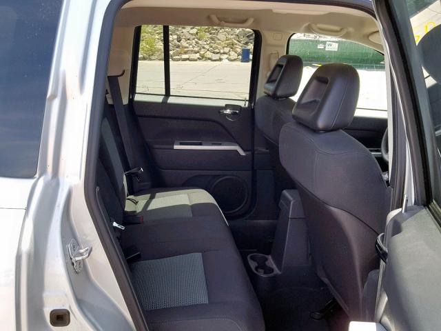 1J8FF47W58D778463 - 2008 JEEP COMPASS SP ვერცხლისფერი ფოტო 6