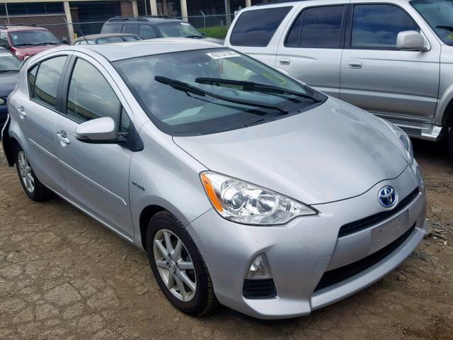 JTDKDTB38C1024308 - 2012 TOYOTA PRIUS C SILVER photo 1