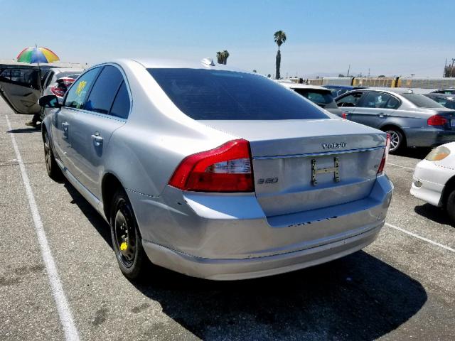 YV1AS982581069520 - 2008 VOLVO S80 3.2 SILVER photo 3