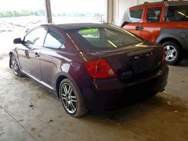 JTKDE177060094457 - 2006 TOYOTA SCION TC BURGUNDY photo 3