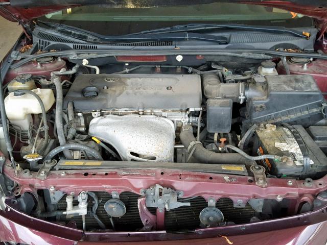 JTKDE177060094457 - 2006 TOYOTA SCION TC BURGUNDY photo 7