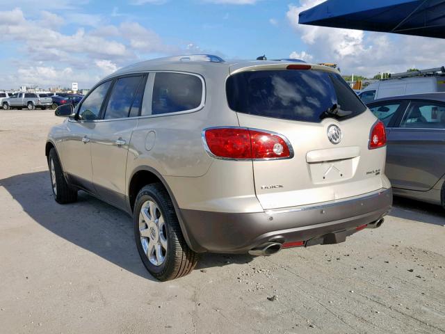 5GAEV23768J196853 - 2008 BUICK ENCLAVE CX BROWN photo 3