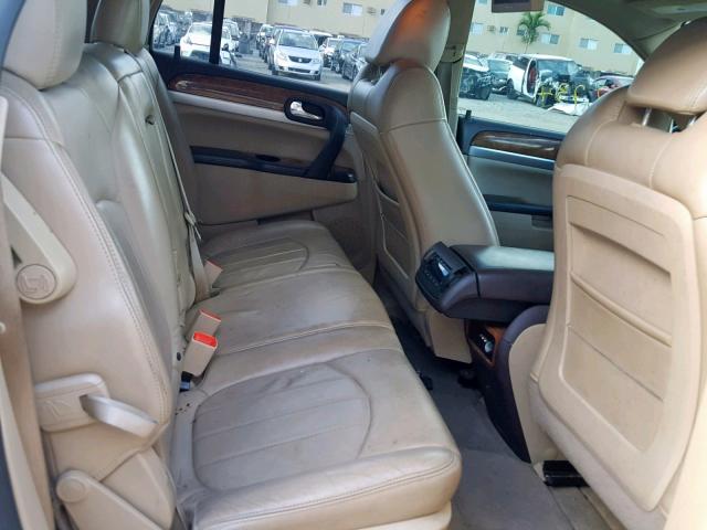 5GAEV23768J196853 - 2008 BUICK ENCLAVE CX BROWN photo 6