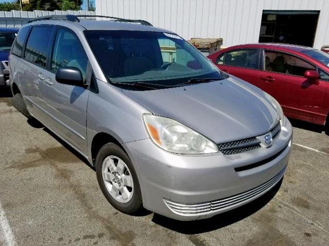 5TDZA23C44S056516 - 2004 TOYOTA SIENNA CE GRAY photo 1