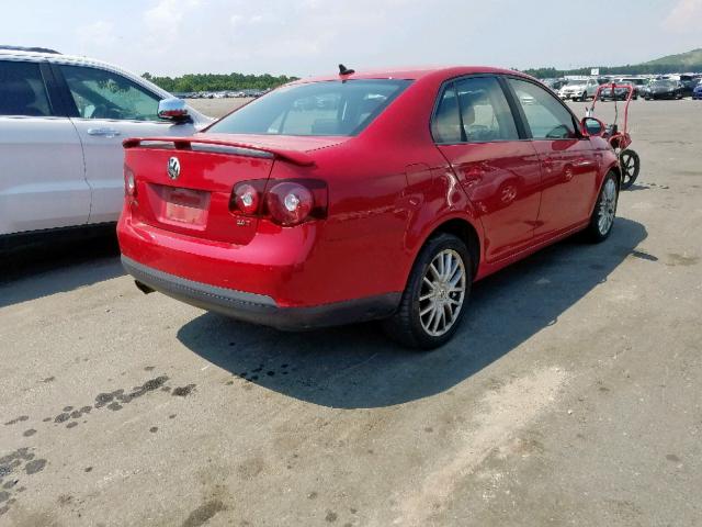 3VWRA71K08M159796 - 2008 VOLKSWAGEN JETTA WOLF RED photo 4