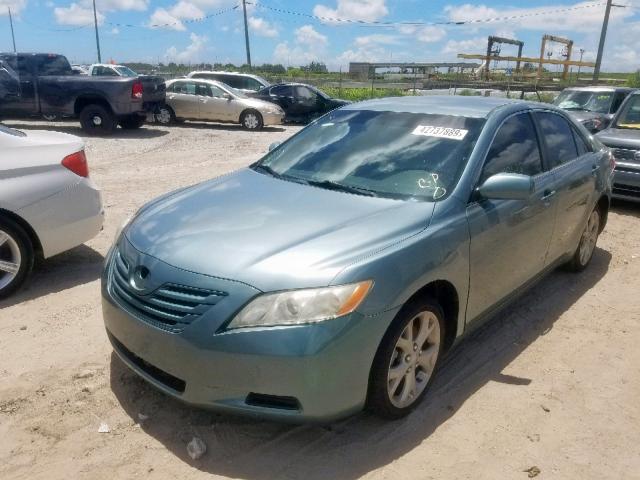 4T1BE46K37U726850 - 2007 TOYOTA CAMRY NEW TEAL photo 2