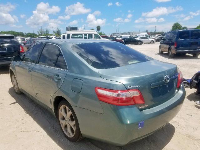 4T1BE46K37U726850 - 2007 TOYOTA CAMRY NEW TEAL photo 3