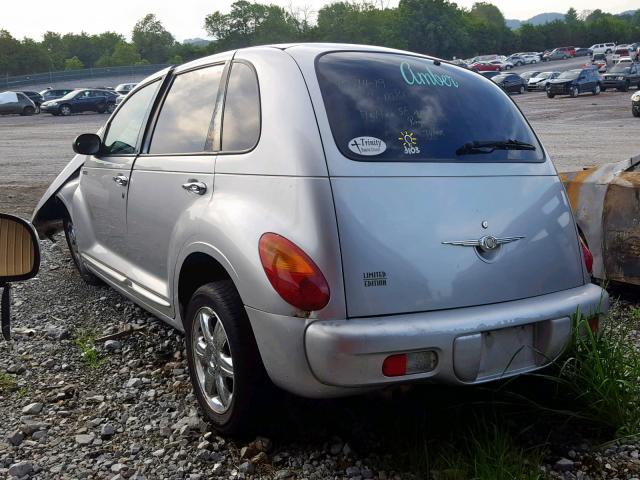 3C8FY68B13T654989 - 2003 CHRYSLER PT CRUISER SILVER photo 3