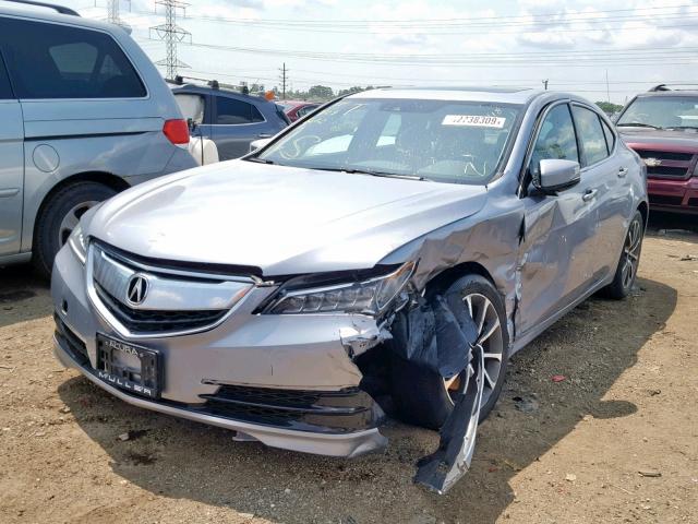 19UUB3F58GA001211 - 2016 ACURA TLX TECH SILVER photo 2