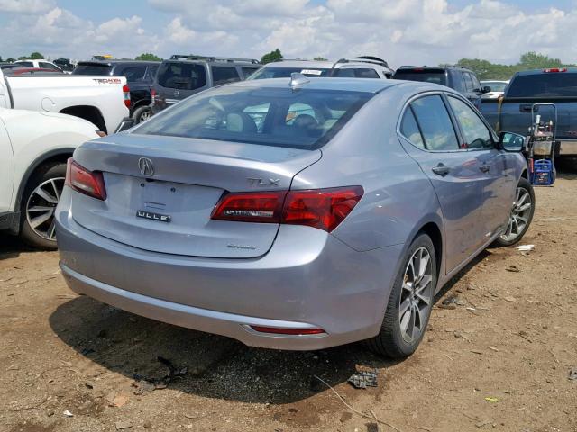 19UUB3F58GA001211 - 2016 ACURA TLX TECH SILVER photo 4