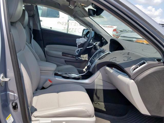 19UUB3F58GA001211 - 2016 ACURA TLX TECH SILVER photo 5