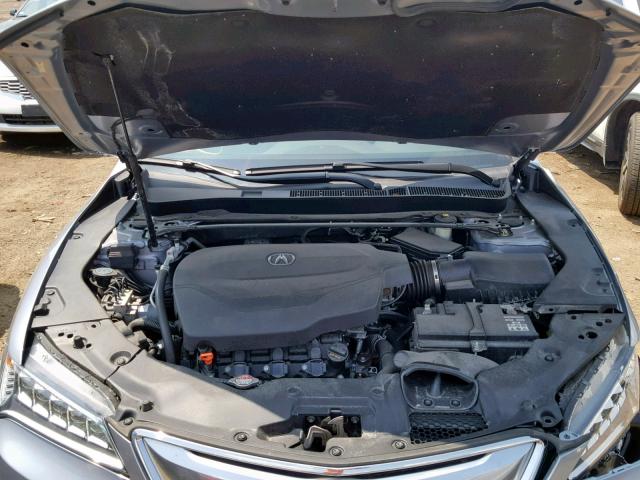 19UUB3F58GA001211 - 2016 ACURA TLX TECH SILVER photo 7