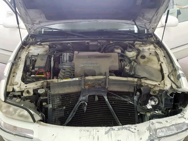 1G4CU541514185282 - 2001 BUICK PARK AVENU WHITE photo 7