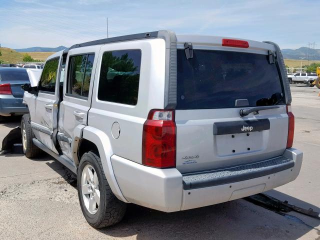 1J8HG48K48C221714 - 2008 JEEP COMMANDER ვერცხლისფერი ფოტო 3