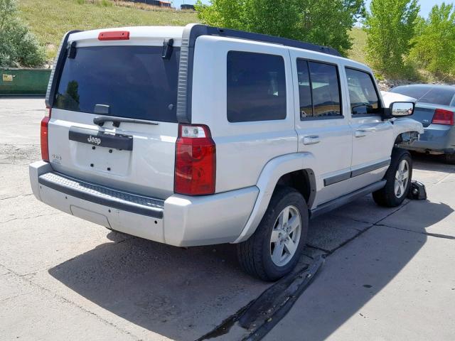 1J8HG48K48C221714 - 2008 JEEP COMMANDER ვერცხლისფერი ფოტო 4