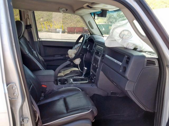 1J8HG48K48C221714 - 2008 JEEP COMMANDER ვერცხლისფერი ფოტო 5