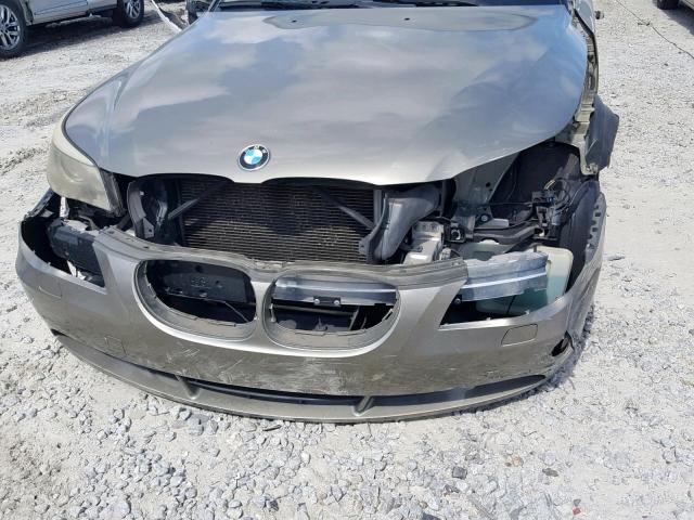 WBANE53556CK80983 - 2006 BMW 525 I GREEN photo 9