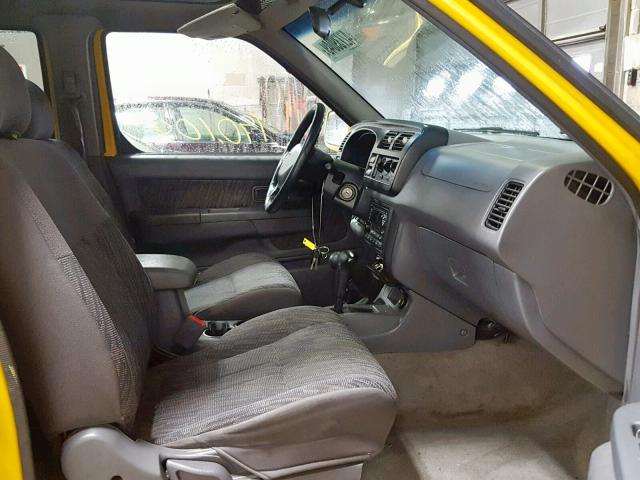 1N6ED27Y1YC396884 - 2000 NISSAN FRONTIER C YELLOW photo 5