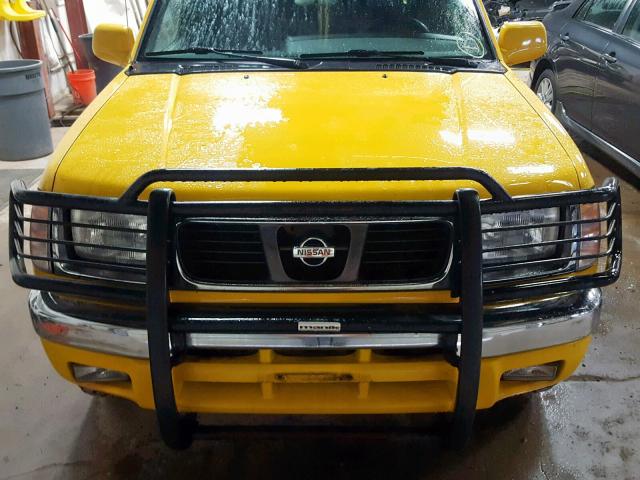 1N6ED27Y1YC396884 - 2000 NISSAN FRONTIER C YELLOW photo 7