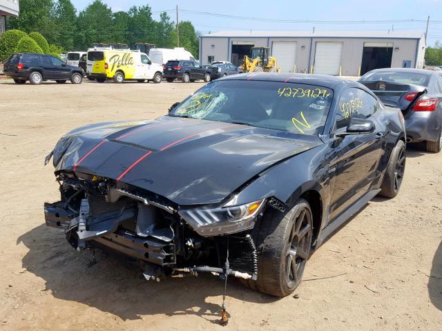 1FA6P8JZXH5527131 - 2017 FORD MUSTANG SH BLACK photo 2